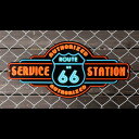 スティールサイン「Route 66 Service」 （ルート66サービス ） PS-034 ルート66 メタルサイン 看板 アメリカ雑貨 アメリカン雑貨