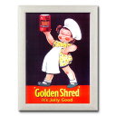 フレーム付きポスター ゴールデンシュレッド GOLDEN SHRED サイズ：41×31cm 額縁 インテリア アメリカ雑貨 アメリカン雑貨