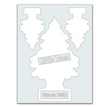 転写シール リトルツリー カットアウトステッカー SET-1 ホワイト Little Trees 蒔絵シール アメリカ雑貨 アメリカン雑貨