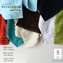 タオル ギフト プレゼント バスタオル フェイスタオル ハンカチ PLUS COLOR 名前入れ 名入れ 刺繍 イニシャル シンプル 今治タオル 結婚 新居 コ...