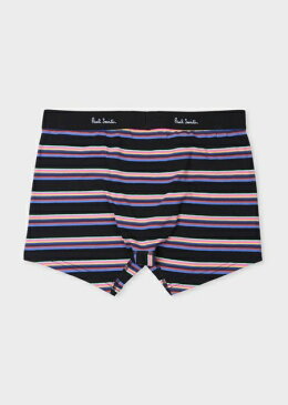 ポールスミス ボクサーパンツ カラーボーダー ショート ブラック L Paul Smith ポール スミス