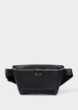 ポールスミス ボディバッグ ブライトストライプカラーライン ウエストバッグ ブラック Paul Smith ポール スミス