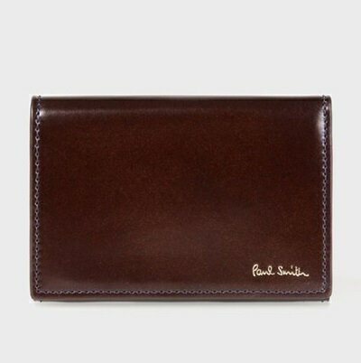 【送料無料】【ラッピング無料】ポールスミス 名刺入れ コードバン バーガンディー Paul Smith メンズ レディース * ブランド 正規品 新品 ギフト プレゼント 人気 おすすめ 誕生日 記念日 クリスマスのサムネイル