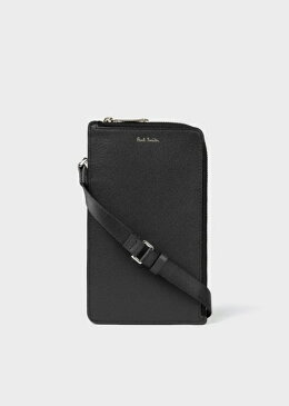 ポールスミス モバイルケース　カラースロット　フォンホルダーポシェット　ブラック Paul Smith ポール スミス