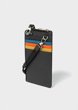 ポールスミス モバイルケース　カラースロット　フォンホルダーポシェット　ブラック Paul Smith ポール スミス