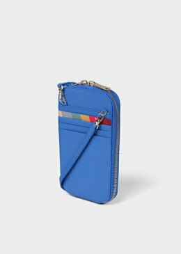 ポールスミス モバイルケース　バルーンバニーエンボス　フォンホルダーポシェット　ブルー Paul Smith ポール スミス