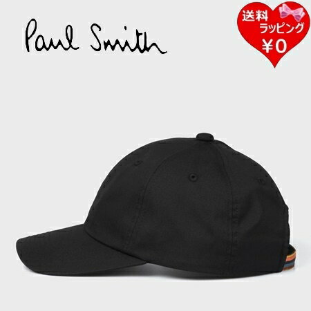 楽天クローバーリーフ【送料無料】【ラッピング無料】ポールスミス Paul Smith 帽子 キャップ アーティストストライプ ベルト 綿100％ ブラック メンズ レディース ブランド 正規品 新品 ギフト プレゼント 人気 おすすめ 誕生日 記念日 クリスマス
