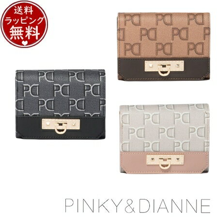 【送料無料】【ラッピング無料】ピンキー＆ダイアン Pinky&Dianne 財布 折財布 ピラミッド L字ファスナー折り財布 ブランド 正規品 新品 ギフト プレゼント 人気 おすすめ 誕生日 記念日 クリスマス