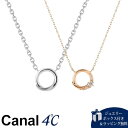 【送料無料】【ラッピング無料】カナルヨンドシー Canal 4℃ カナル4℃ ペアネックレス キュービックジルコニア ブランド 正規品 新品 ギフト プレゼント...