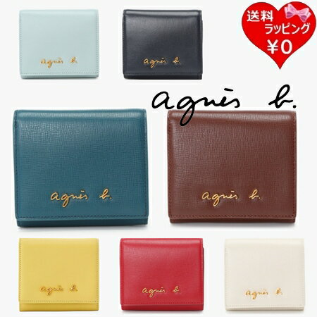 あ*め様 agnes b. アニエスベー　二つ折り財布 agnes b.（アニエスベー） 財布 レザー二つ折り ウォレット”Erika