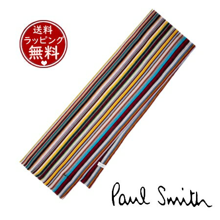 【送料無料】【ラッピング無料】ポールスミス Paul Smith マフラー シグネチャーストライプ ラッセル マフラー ユニセックス マルチカラー ブランド 正規品 新品 ギフト プレゼント 人気 おすすめ *