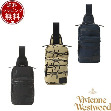 【SALE】【送料無料】【ラッピング無料】ヴィヴィアンウエストウッド Vivienne Westwood バッグ BARBED WIRE ボディバッグ ブランド 正規品 新品 ギフト プレゼント 人気 おすすめ