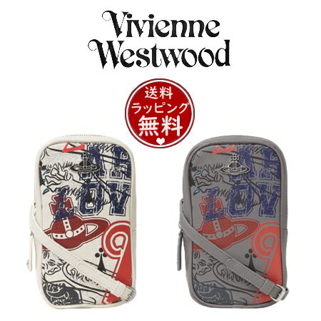 【送料無料】【ラッピング無料】ヴィヴィアンウエストウッド Vivienne Westwood スマホショルダー FRAT HOUSE ショルダーポーチ ユニセックス * ブランド 正規品 新品 ギフト プレゼント 人気 おすすめ