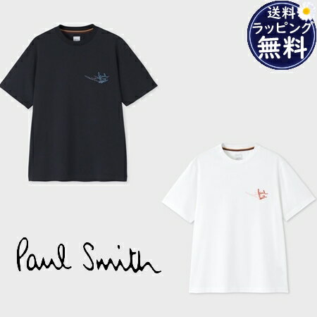 楽天クローバーリーフ【送料無料】【ラッピング無料】ポールスミス Paul Smith Tシャツ Shadow Logo 半袖カットソー オーガニックコットン 綿100％ ブランド 正規品 新品 ギフト プレゼント 人気 おすすめ 誕生日 記念日 クリスマス