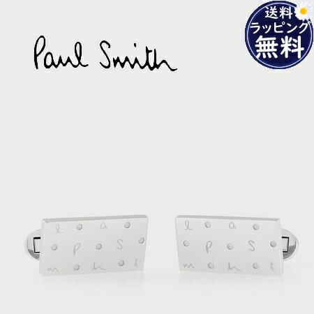 【SALE】ポールスミス Paul Smith カフス Logo & Dots カフリンクス 日本製 シルバー 送料無料 ラッピング無料