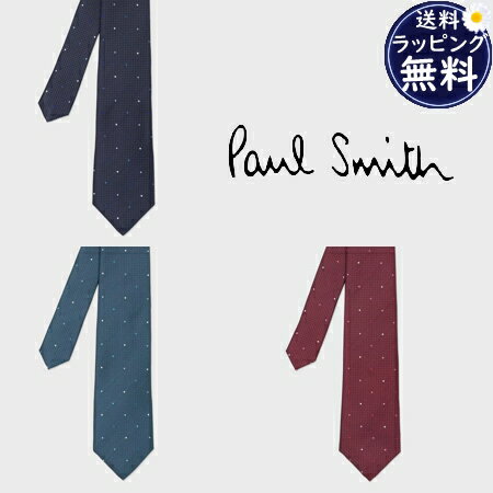 【クーポン対象】 【無料ラッピング】 ポールスミス Paul Smith ネクタイ クラシック ピンドット タイ 日本製 シルク100% ブランド 正規品 新品...