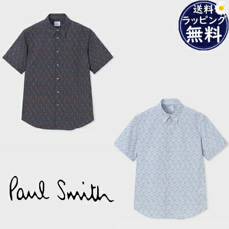 楽天クローバーリーフ【送料無料】【ラッピング無料】ポールスミス Paul Smith 半袖シャツ カジュアルシャツ Oxeye Daisy 綿100％ ブランド 正規品 新品 ギフト プレゼント 人気 おすすめ 誕生日 記念日 クリスマス