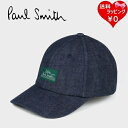 【送料無料】【ラッピング無料】ポールスミス Paul Smith 帽子 キャップ Paul Smith Lee 綿100% ネイビー
