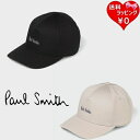 【送料無料】【ラッピング無料】ポールスミス Paul Smith 帽子 キャップ Repeated Logo ベースボールキャップ 綿100%