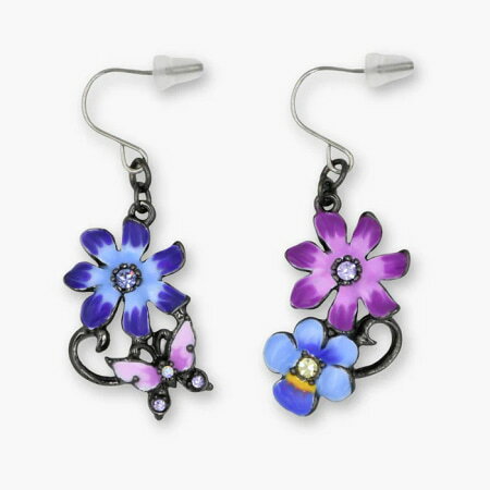 【無料ラッピング】 アナスイ ANNASUI ピアス フラワーモチーフ パープル レディース ブランド 正規品 新品 ギフト プレゼント 人気 おすすめ 誕生日 記念日 クリスマス 送料無料 clover-leaf-10150049 クローバーリーフ サンプル画像2