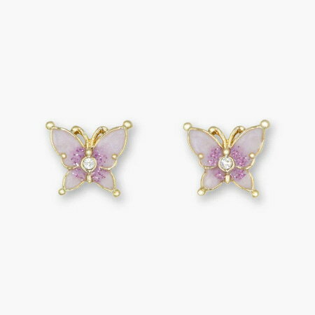 【無料ラッピング】 アナスイ ANNASUI ピアス 蝶モチーフ 2way ピンク レディース ...
