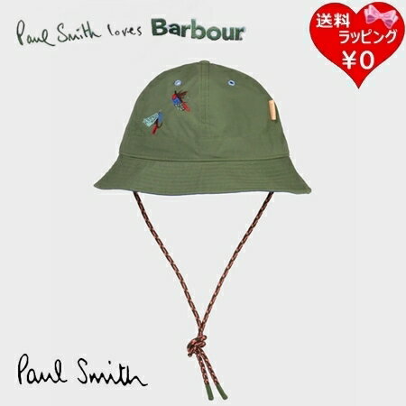 【即納】 【無料ラッピング】 ポールスミス バブアー Paul Smith 帽子 Paul Smith Loves Barbour Lure バケットハット 綿100% カーキ ブランド 正規品 新品 ギフト プレゼント 人気 おすすめ 誕生日 記念日 クリスマス 送料無料