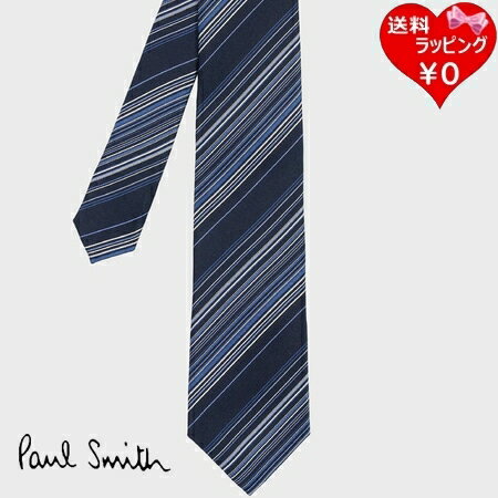 乐天商城 - 【無料ラッピング】 ポールスミス Paul Smith ネクタイ マルチストライプ タイ シルク100% 日本製 ネイビー ブランド 正規品 新品 ギフト プレゼント 人気 おすすめ 誕生日 記念日 クリスマス 送料無料
