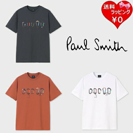 乐天商城 - 【無料ラッピング】 ポールスミス Paul Smith Tシャツ カラビナグラフィック 半袖 綿100% ブランド 正規品 新品 ギフト プレゼント 人気 おすすめ 誕生日 記念日 クリスマス 送料無料