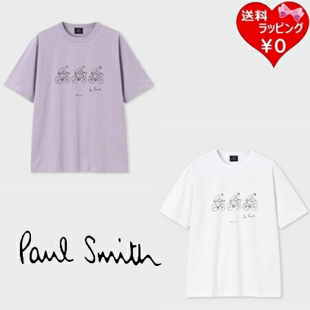 乐天商城 - 【無料ラッピング】 ポールスミス Paul Smith Tシャツ Drawn by Paul Cycling 半袖 綿100% ブランド 正規品 新品 ギフト プレゼント 人気 おすすめ 誕生日 記念日 クリスマス 送料無料