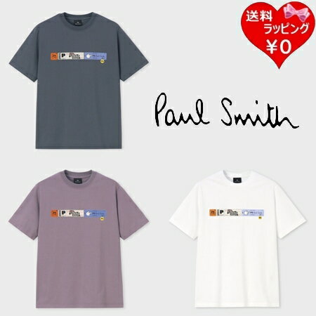 乐天商城 - 【無料ラッピング】 ポールスミス Paul Smith Tシャツ Tickets 半袖 綿100% ブランド 正規品 新品 ギフト プレゼント 人気 おすすめ 誕生日 記念日 クリスマス 送料無料