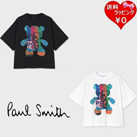 乐天商城 - 【無料ラッピング】 ポールスミス Paul Smith Tシャツ ウィメンズ Graffiti Bear 半袖Tシャツ 綿100% ブランド 正規品 新品 ギフト プレゼント 人気 おすすめ 誕生日 記念日 クリスマス 送料無料