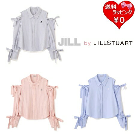乐天商城 - 【SALE】 【無料ラッピング】 ジル バイ ジルスチュアート JILL by JILLSTUART シャツ ショルダーリボンシャツ レディース ブランド 正規品 新品 ギフト プレゼント 人気 おすすめ 誕生日 記念日 クリスマス 送料無料