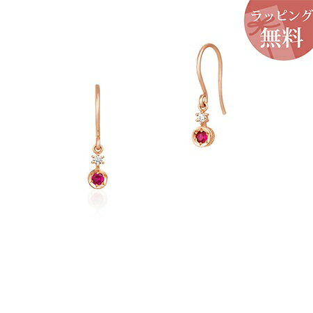 リボン型18k ルビー ピアス 楽天市場】ルビー ピアス（モチーフリボン）（ピアス