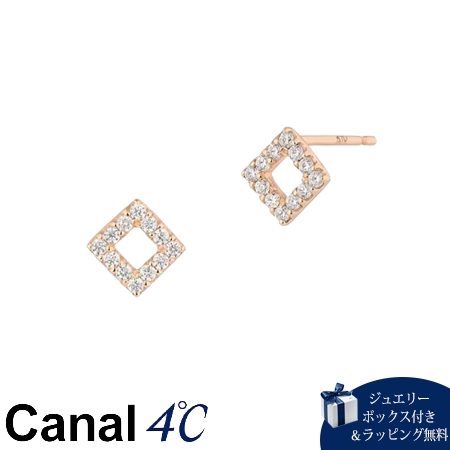 Rakuten - カナルヨンドシー Canal 4℃ カナル4℃ ピアス K10ピンクゴールド キュービックジルコニア レディース