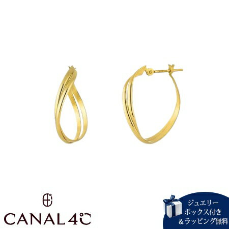 乐天商城 - カナルヨンドシー Canal 4℃ カナル4℃ ピアス シルバー EARFLOW フープ シンプル ウェーブ レディース ブランド 正規品 新品 ギフト プレゼント 人気 おすすめ 誕生日 記念日 クリスマス 送料無料 ラッピング無料