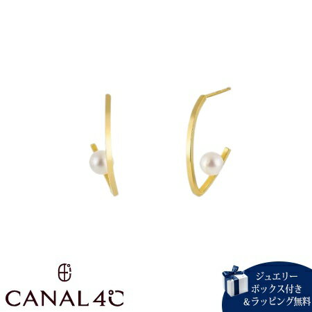 乐天商城 - 【無料ラッピング】 カナルヨンドシー Canal 4℃ カナル4℃ ピアス シルバー EARFLOW ライン パール レディース ブランド 正規品 新品 ギフト プレゼント 人気 おすすめ 誕生日 記念日 クリスマス 送料無料