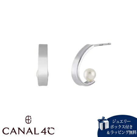 乐天商城 - カナルヨンドシー Canal 4℃ カナル4℃ ピアス シルバー EARFLOW フープ シンプル パール レディース ブランド 正規品 新品 ギフト プレゼント 人気 おすすめ 誕生日 記念日 クリスマス 送料無料 ラッピング無料