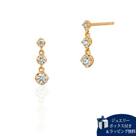 Rakuten - 【SALE】ヨンドシー 4℃ ピアス K18イエローゴールド ピアス ダイヤモンド レディース ブランド 正規品 新品 ギフト プレゼント 人気 おすすめ 送料無料 ラッピング無料