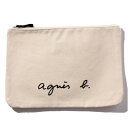 【送料無料】【ラッピング無料】アニエスべー ポーチ ロゴ アイボリー agnes b メンズ レディース ブランド 正規品 新品 ギフト プレゼント 人気 おす...