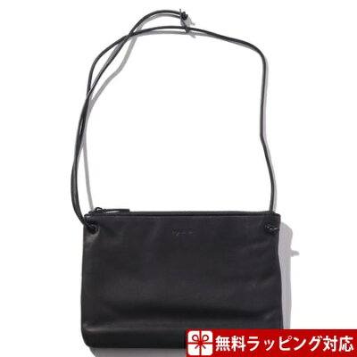 アニエスべー バッグ メンズ ショルダーバッグ サコッシュ ブラック agnes b メンズ レディース ブランド 正規品 新品 ギフト プレゼント 送料無料 無料ラッピング 秋冬