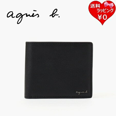 乐天商城 - 【無料ラッピング】 アニエスベー agnes b 折財布 ウォレット 2つ折財布 ブラック ブランド 正規品 新品 ギフト プレゼント 人気 おすすめ 誕生日 記念日 クリスマス 送料無料
