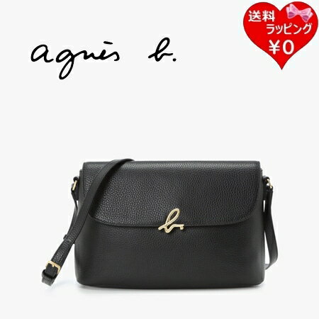 Rakuten - 【SALE】 【無料ラッピング】 アニエスベー agnes b ショルダーバッグ The b. ミディアム ショルダー ブラック レディース ブランド 正規品 新品 ギフト プレゼント 人気 おすすめ 誕生日 記念日 クリスマス 送料無料