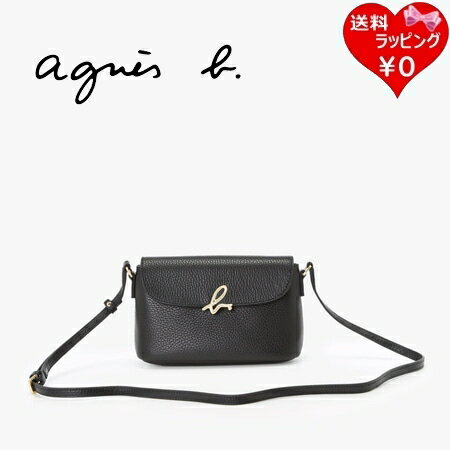 Rakuten - 【無料ラッピング】 アニエスベー agnes b ショルダーバッグ レザーショルダーバッグ The b ブラック レディース ブランド 正規品 新品 ギフト プレゼント 人気 おすすめ 誕生日 記念日 クリスマス 送料無料