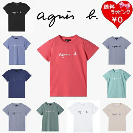 Rakuten - 【無料ラッピング】 アニエスベー agnes b Tシャツ コットン レディース 半袖 綿100% ブランド 正規品 新品 ギフト プレゼント 人気 おすすめ 誕生日 記念日 クリスマス 送料無料
