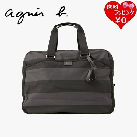 乐天商城 - 【無料ラッピング】 アニエスベー agnes b ボストンバッグ ボーダー グレー ブランド 正規品 新品 ギフト プレゼント 人気 おすすめ 誕生日 記念日 クリスマス 送料無料