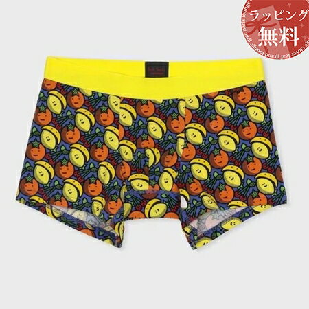 楽天クローバーリーフ【送料無料】【ラッピング無料】ポールスミス Paul Smith ボクサーパンツ Fruit faces イエロー M メンズ レディース ブランド 正規品 新品 ギフト プレゼント 人気 おすすめ