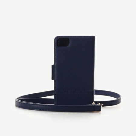 【期間限定　サマンサ　ミニバッグつき】サマンサタバサプチチョイス Samantha Thavasa Petit Choice モバイルケース iPhone7-8ケース リボンビジューベルト ネイビー