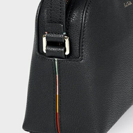 ポールスミス Paul Smith ショルダーバッグ インレイドストライプハンドル ミニショルダーバッグ ブラック