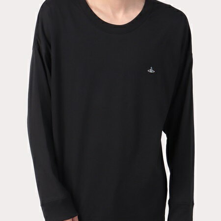 ヴィヴィアンウエストウッド Vivienne Westwood Tシャツ ワンポイントORB トライアングル長袖Tシャツ ブラック サイズ48