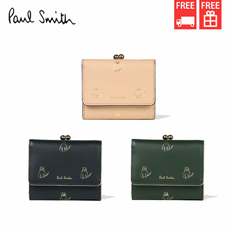 【送料無料】【ラッピング無料】ポールスミス Paul Smith 折財布 キャットドゥードゥル 3つ折り財布 メンズ レディース ブランド 正規品 新品 ギフト プレゼント 人気 おすすめ